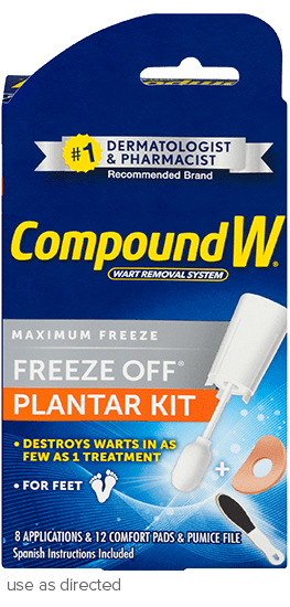 Compound W Freeze Off Plantar Wart Removal Kit Compound W Freeze Off Plantar Wart Removal Kit