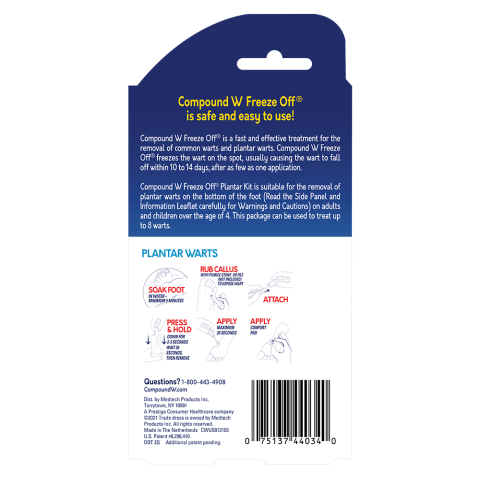 Compound W® NitroFreeze™  Compound W® Wart Removal Products