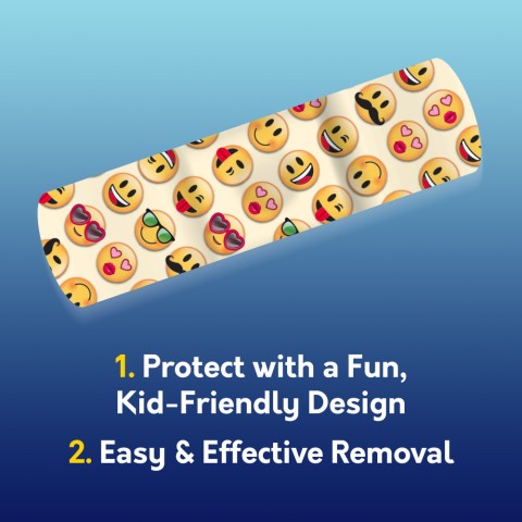 Compound W One Step Strips for Kids protect with a fun, kid-friendly design and are easy & effective removal