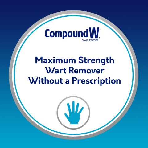 Compound W Gel + Conseal maximum strength wart remover without a prescription