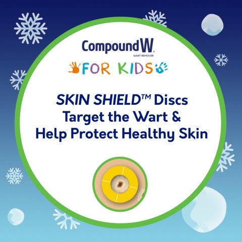 Skin Shield discs target the wart & help protect healthy skin