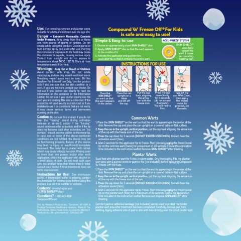 Compound W Freeze Off for Kids product information
