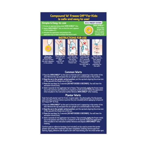 Compound W Freeze Off for Kids product information