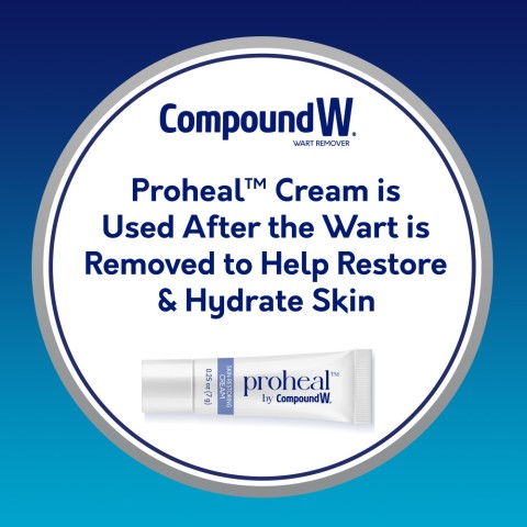 Compound W Proheal Cream helps restore and hydrate skin