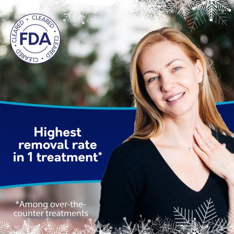Compound W Nitro Freeze Skin Tag Remover has the highest removal rate in 1 treatment among over the counter treatments