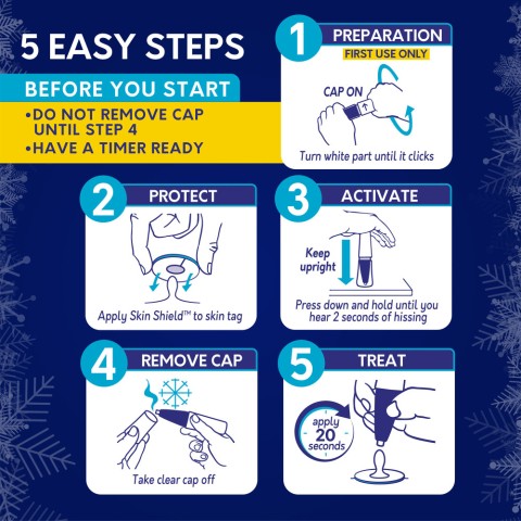 Compound W Nitro Freeze Skin Tag Remover directions