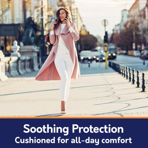 Compound W Medicated Corn Remover is cushioned for all day comfort