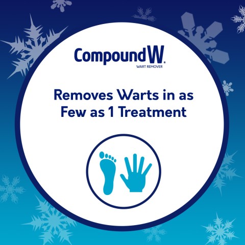 Compound W Freeze Off Advanced removes warts in as few as 1 treatment