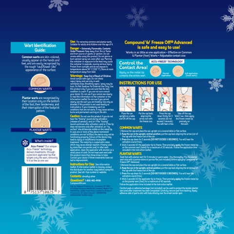 Compound W Freeze Off Advanced product information