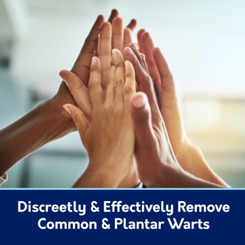 Compound W One Step Invisible Strips discreetly & effectively removes common & plantar warts