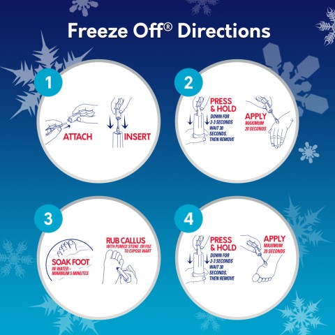 Compound W Freeze Off directions