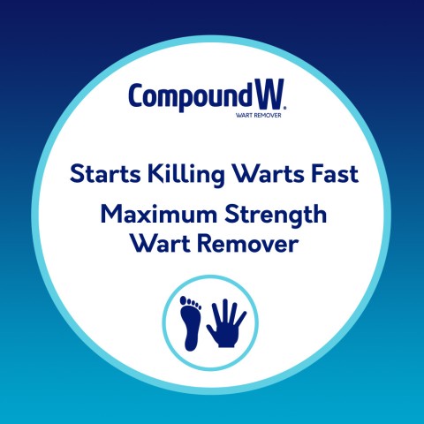 Compound W One Step Pads starts killing warts fast
